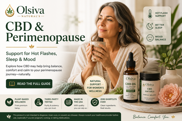 Perimenopause, Unfiltered: What CBD Actually Does for Hot Flashes, Sleep, and Mood
