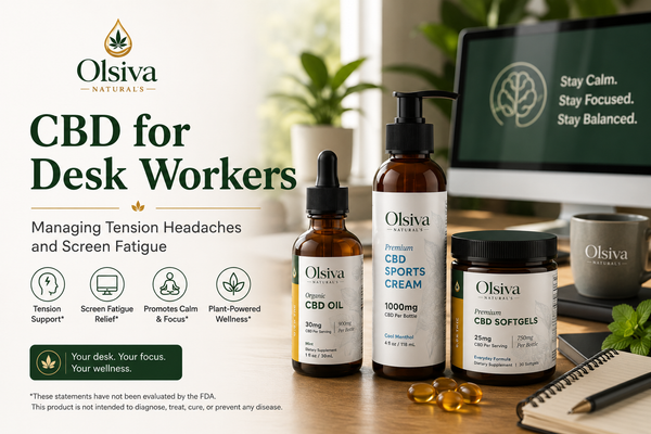 CBD for Desk Workers: Managing Tension Headaches and Screen Fatigue