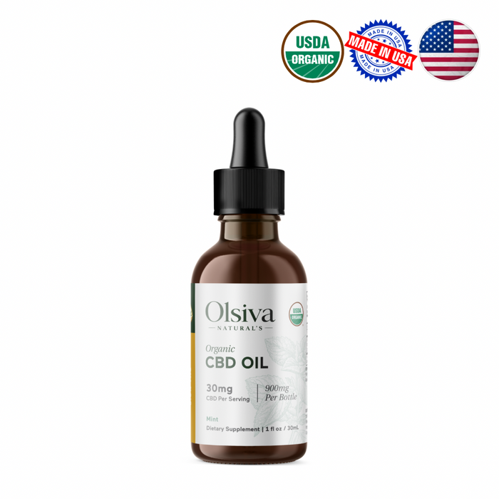 Organic CBD Tincture Broad Spectrum - Mint